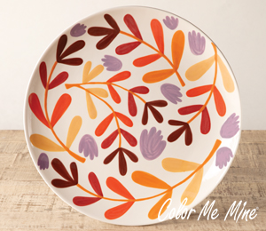 Alameda Fall Floral Charger