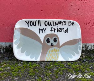 Alameda Owl Plate