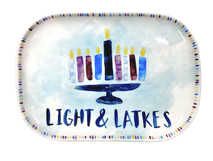 Alameda Hanukkah Light & Latkes Platter