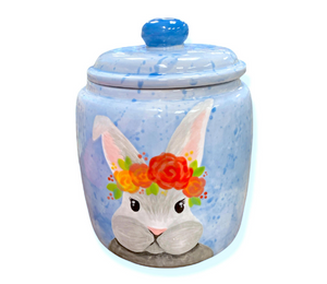 Alameda Watercolor Bunny Jar