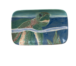 Alameda Swimming Turtle Plate