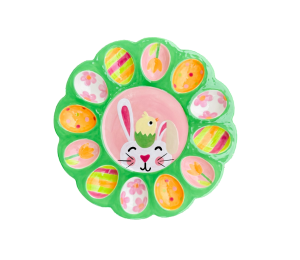 Alameda Easter Sherbet Egg Plate