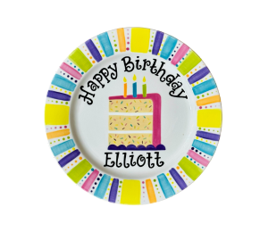 Alameda Birthday Cake Plate