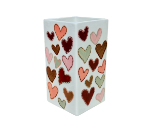 Alameda Quilted Heart Vase